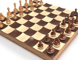 مدل سه بعدی شطرنج