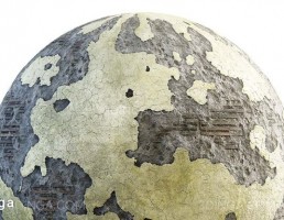 تکسچر دیوار گچی آسیب دیده