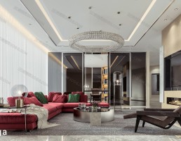 اتاق نشیمن مدرن