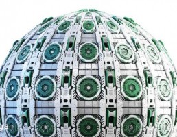 تکسچر دیوار ایستگاه سبز و سفید