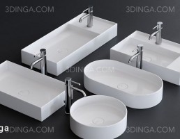 روشویی + شیر آب مدرن