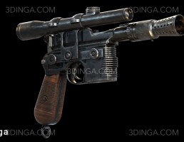 مدل سه بعدی تفنگ DL-44