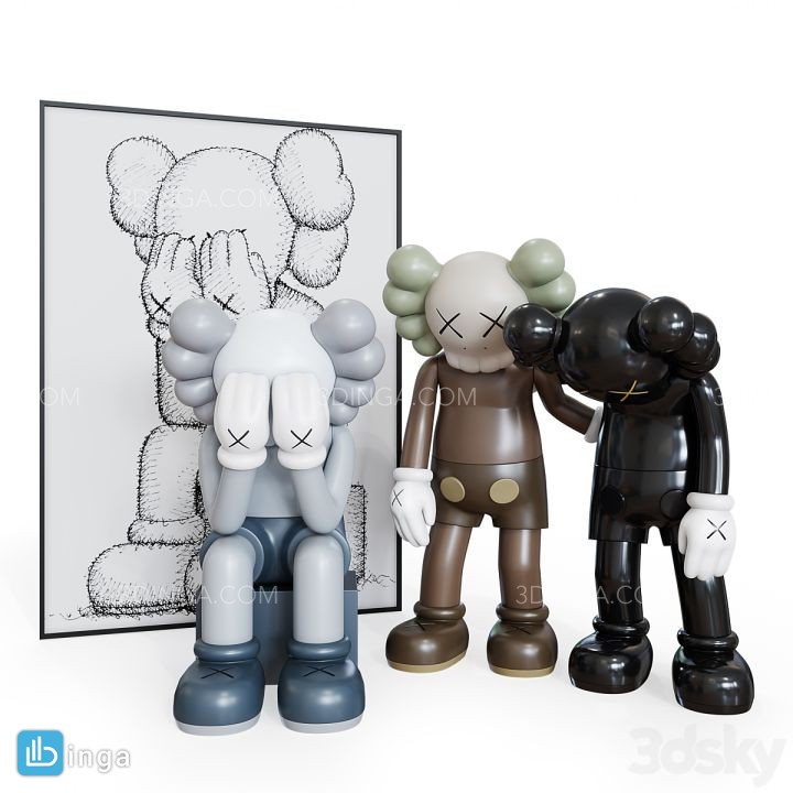 اسباب بازی kaws