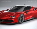 ماشین فراری SF90 استرادیل سال 2021