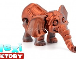 مجسمه فیل برای چاپ سه بعدی
