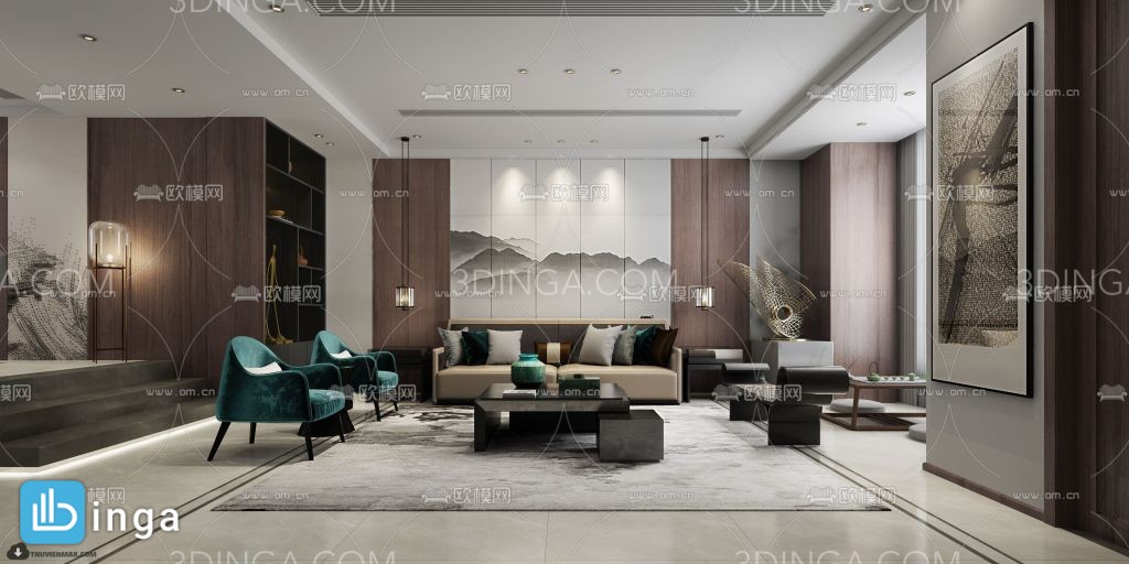 صحنه داخلی اتاق پذیرایی