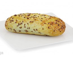 بشقاب + نان ساندویچ