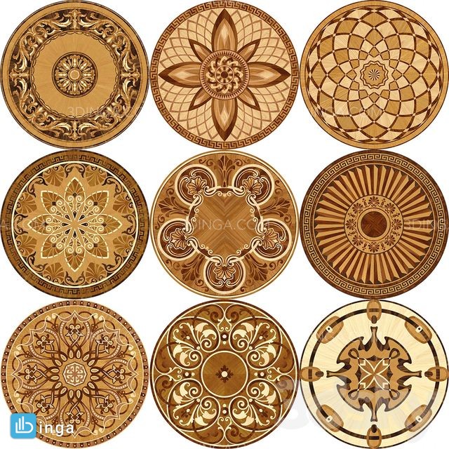 مدل سه بعدی پارکت کلاسیک