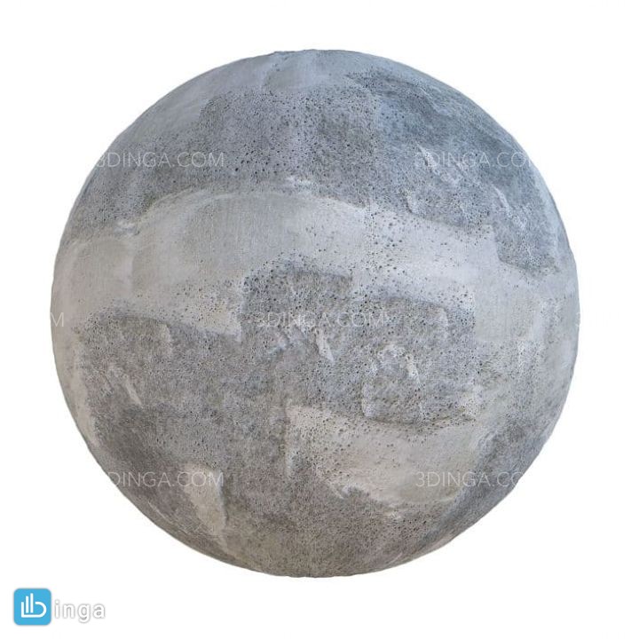 تکسچر بتن خاکستری با لایه سیمان