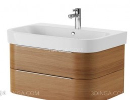 مدل سه بعدی روشویی مدرن