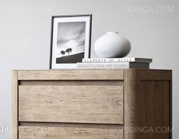 میز کنارتختی + کتاب