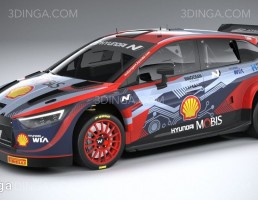 ماشین هیوندای i20 N WRC Rally1 سال 2022
