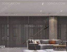 صحنه داخلی دفتر کار سبک چینی