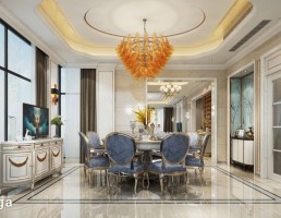 صحنه داخلی اتاق نهارخوری