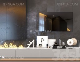 مجموعه دکوراسیون تزئینی + تلویزیون