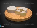تخته برش + پنیر صبحانه