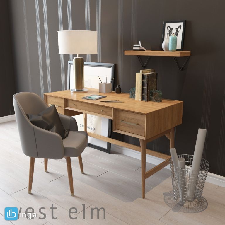 میز کمدی + صندلی اتاق کار