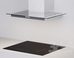 هود + گاز صفحه ایی Ikea