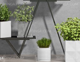 ست دکوراسیون گل های تزئینی