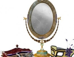 آینه + جعبه جواهرات + نقاب