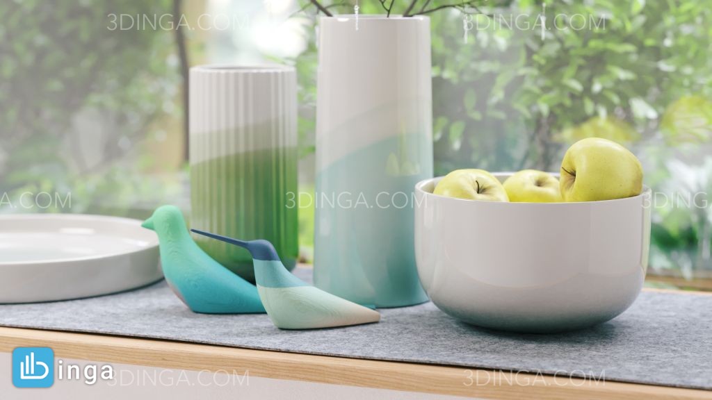 مدل نمایشگاهی وسایل تزیینی