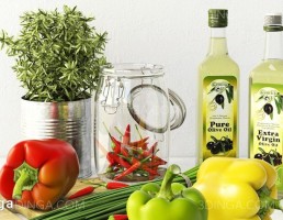 روغن مایع + فلفل