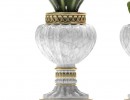 گلدان + گل طبیعی