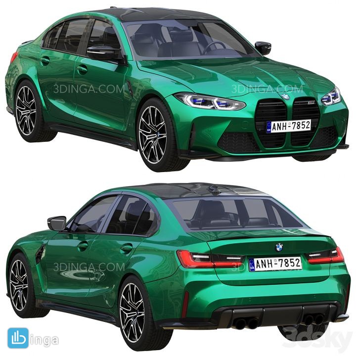 ماشین بی ام و M3 Competition G80 سال 2021