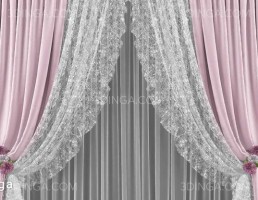 مدل سه بعدی پرده توری