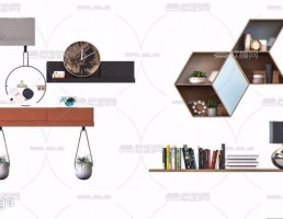 ست اشیاء تزئینی دیوار