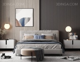 صحنه داخلی اتاق خواب برای اسکچاپ