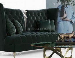 مبل کلاسیک + میز عسلی