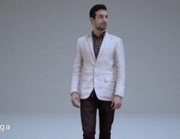 کاراکتر مرد ژست گرفته