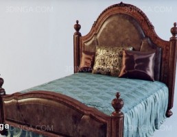 تخت خواب دونفره کلاسیک