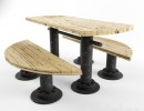 ست میز و صندلی چوبی