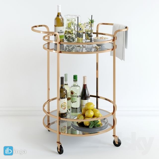 بار چرخدار لوکس