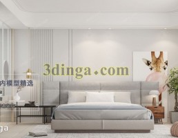 صحنه داخلی اتاق خواب مدرن