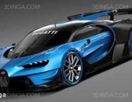 ماشین بوگاتی Vision Gran Turismo Concept سال 2015
