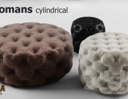 مجموعه مدلهای مبل عثمانی استوانه ایی