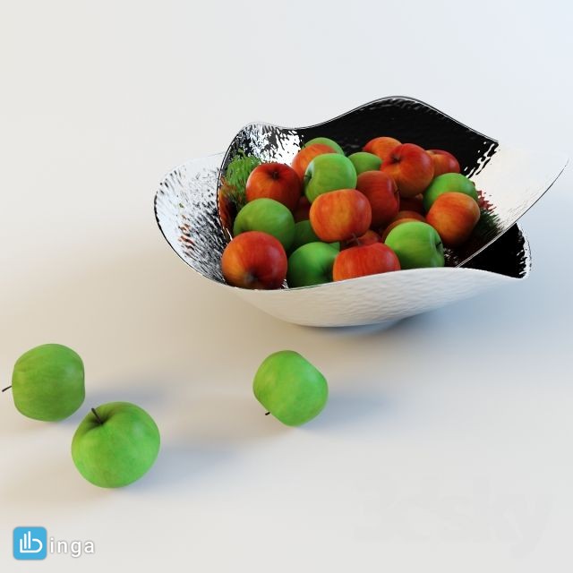 ظرف میوه + سیب