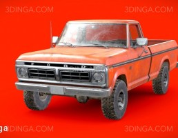 ماشین فورد F100 قدیمی سال 1976