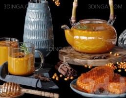 ست تزئینی لانه زنبوری مدرن