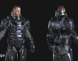 کاراکتر سرباز Sci-fi