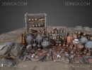 مجموعه ظروف سفالی