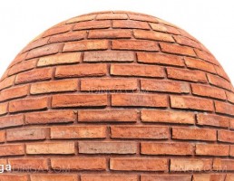 تکسچر دیوار آجری نارنجی