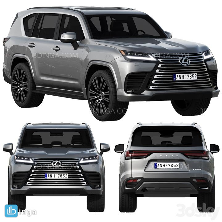 ماشین لکسوس LX600 سال 2022