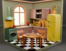 آشپزخانه ایزومتریک دنج