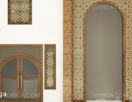 درب و پنجره قوسی کلاسیک