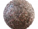 تکسچر قلوه سنگ آجری و گلی