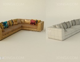 کاناپه راحتی چرمی